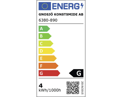Energielabel Gnosjö Konstsmide AB
