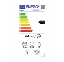 Amica Energielabel für Waschmaschine