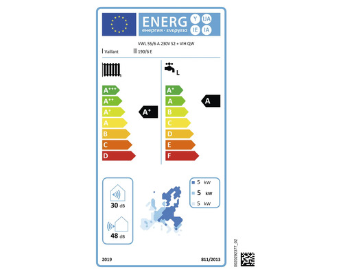 Vaillant Energielabel