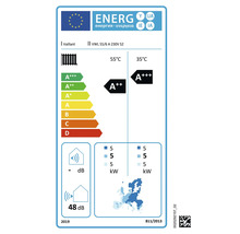 Vaillant Energielabel für Heizgerät