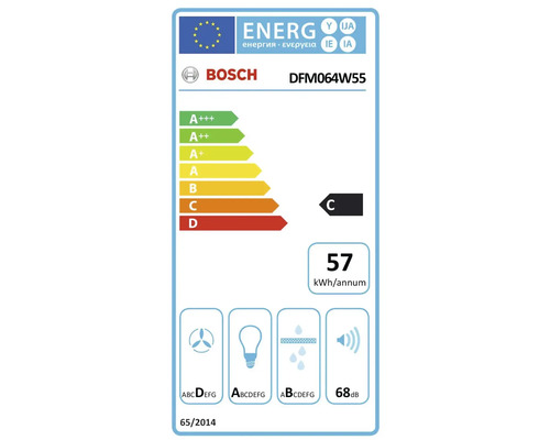 Bosch Logo Energieetikett DFM064W55