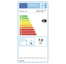 Energielabel für Vento XL Limestone mit Energieeffizienzklasse A und 7,0 Kilowatt