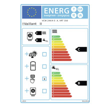 Energielabel für Vaillant VCW 244/4-5 A, VRT 350