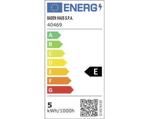 Energielabel Baden Haus S.P.A. Energieeffizienzklasse E