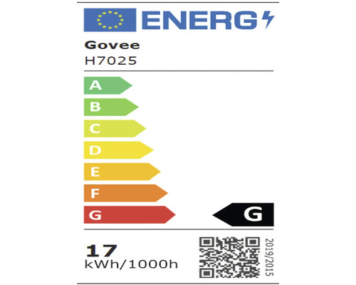 Govee Energielabel H7025