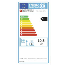 Nordica Rosa XXL 16 Petra Energieeffizienzlabel mit Klasse A plus und einer Leistung von 10,5 Kilowatt