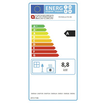 Nordica Rossella R1 BII Energieeffizienzlabel mit Energieeffizienzklasse A und 8,8 Kilowatt