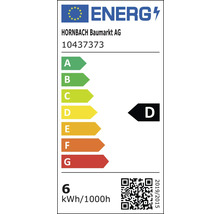 FLAIR LED Kerzenlampe dimmbar C35 E14/5,5W(60W) 806 lm 2700 K warmweiß klar