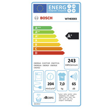 Wärmepumpentrockner WTH83003 Bosch Fassungsvermögen 7 kg U/min BxHxT 598x842x61,3 cm