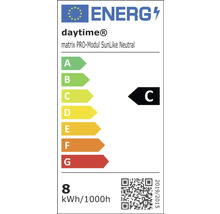 Energielabel Daytime Matrix PRO-Modul SunLike Neutral, Energieeffizienzklasse C