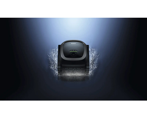 Schwimmbadreinigungsroboter im Wasser