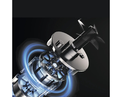 Innenansicht eines Staubsaugermotors