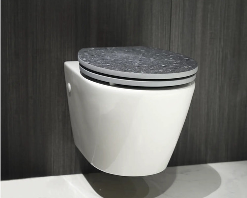 Wandhängendes WC mit WC-Sitz