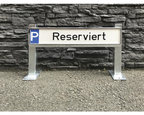 Parkplatzschild Reserviert aus Metall