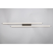 Moderne LED-Wandleuchte mit zwei horizontalen Lichtbalken