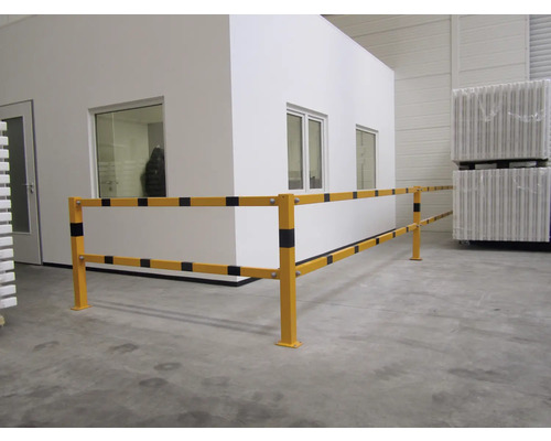 Geländer zur Absicherung in Lagerhallen oder Produktionsstätten