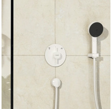 Aufputz Duscharmatur mit Handbrause an der Wand