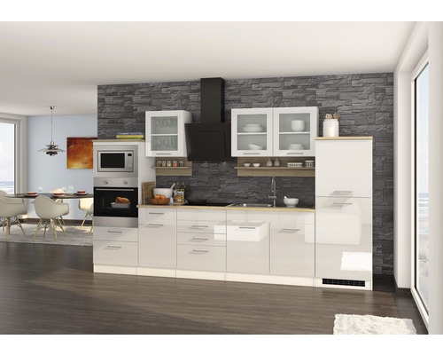 Held Möbel Küchenzeile mit Geräten Mailand 330 cm | HORNBACH