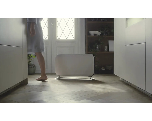 Szene eines Heizgerätes in einem Wohnraum.