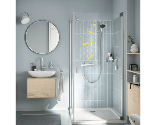 Brausegarnitur Grohe Quickfix Vitalio Start 110 II chrom glänzend Brausestangenlänge 900 mm 26954001