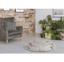 Teppich Miami stone rund beige Ø 100 cm