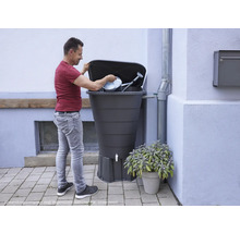 Regentonne 300 Liter mit Mann