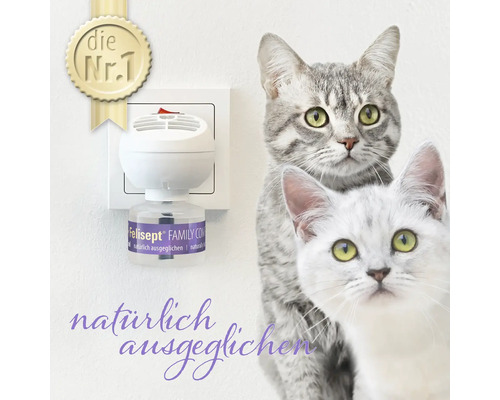 Feliasept Family Com Nachfüllstecker mit zwei Katzen