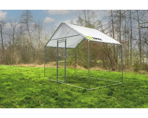 Freistehender Hühnerstall mit Tür und Abdeckung