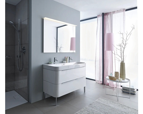 Duravit Happy D.2 Einbauwaschbecken, 48 Cm, Weiß, Ohne Loch – Unterbauwaschbecken Mit Überlauf, Design Von Norman Foster