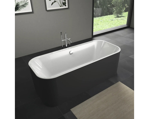 Ovale Badewanne DURAVIT Happy D,2 Plus 80 x 180 cm graphit glatt matt 700453800000000