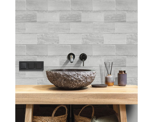 Selbstklebende Wandfliesen Wall Tiles Premium Stone grau 30,4 x 37,8 cm 1 St.