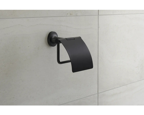 Toilettenpapierhalter mit Deckel zur Wandmontage