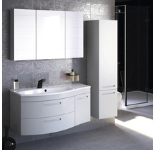 Spiegelschrank Devo Vena 2.0 BxHxT 110x70x15 cm pearl grey supermatt