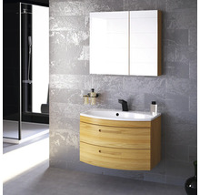 Spiegelschrank Devo Vena 2.0 links BxHxT 80x70x15 cm kitami mountain