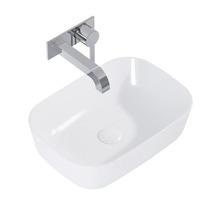 Jungborn Aufsatzwaschbecken NONUS DECEM 455 x 325 mm weiß glänzend