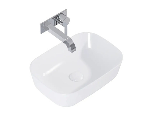 Aufsatzwaschbecken mit Wandarmatur für das Badezimmer