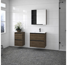 Spiegelschrank Devo Etna 2.0 rechts BxHxT 45x70x16 cm tobacco pacific walnut
