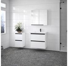 Spiegelschrank Devo Etna 2.0 links BxHxT 60x70x16 cm alpine white