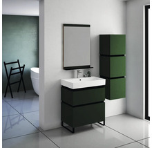 Spiegel mit Ablage Devo Viva 2.0 BxHxS 70x85x12 cm conifer green supermatt/black