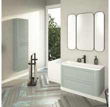 Hängehochschrank mit 2 Türen Devo Gloria 2.0 rechts BxHxT 45x165x26 cm fjord geriffelt
