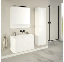 Badspiegel mit Ablage Devo Gloria 2.0 86x86x14 cm Premium White Supermatt glatt GL2-LUPL86-1-F83