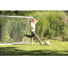 Fußballtor EXIT 120 x 180 x 120 cm Metall weiß schwarz