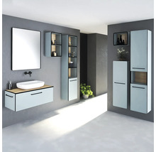 Hängehochschrank mit 2 Türen mit offenen Fach Devo Sonus 2.0 rechts BxHxT 38x186x30 cm fjord