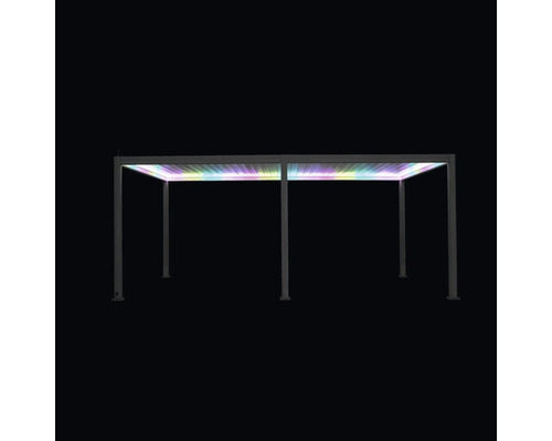 Freistehende Pergola mit LED Beleuchtung