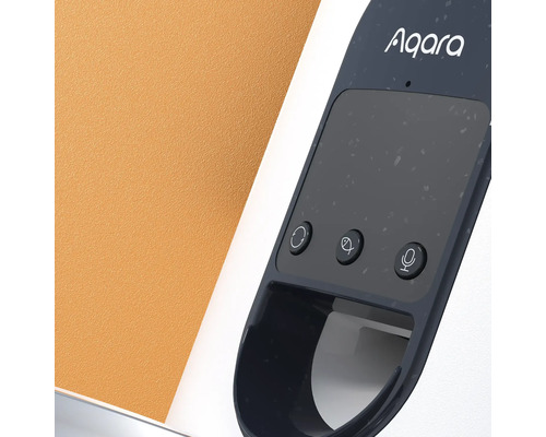 Aqara Logo auf einem Smart Home Gerät