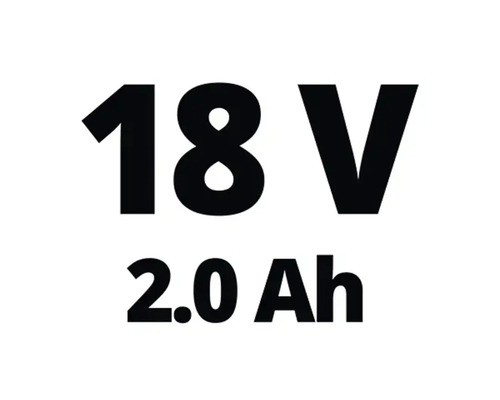 18 Volt 2.0 Amperestunden