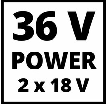 36 Volt Power 2 x 18 Volt Kennzeichen
