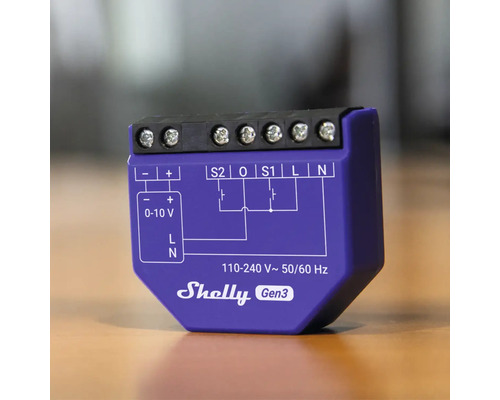 Shelly Gen3 Dimmer zur Hausautomation