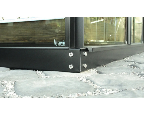 Fundament Vitavia 900 130 x 65 x 6 cm schwarz