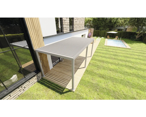 Pergola Mirador Deluxe111 3x6 300 x 600 cm grau